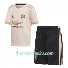 Camisolas de Futebol Manchester United Criança Equipamento Alternativa 2018/19 Manga Curta